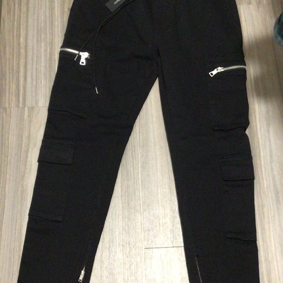 Franco Cargo Pants - Black Mens size M - Picture 8 of 11